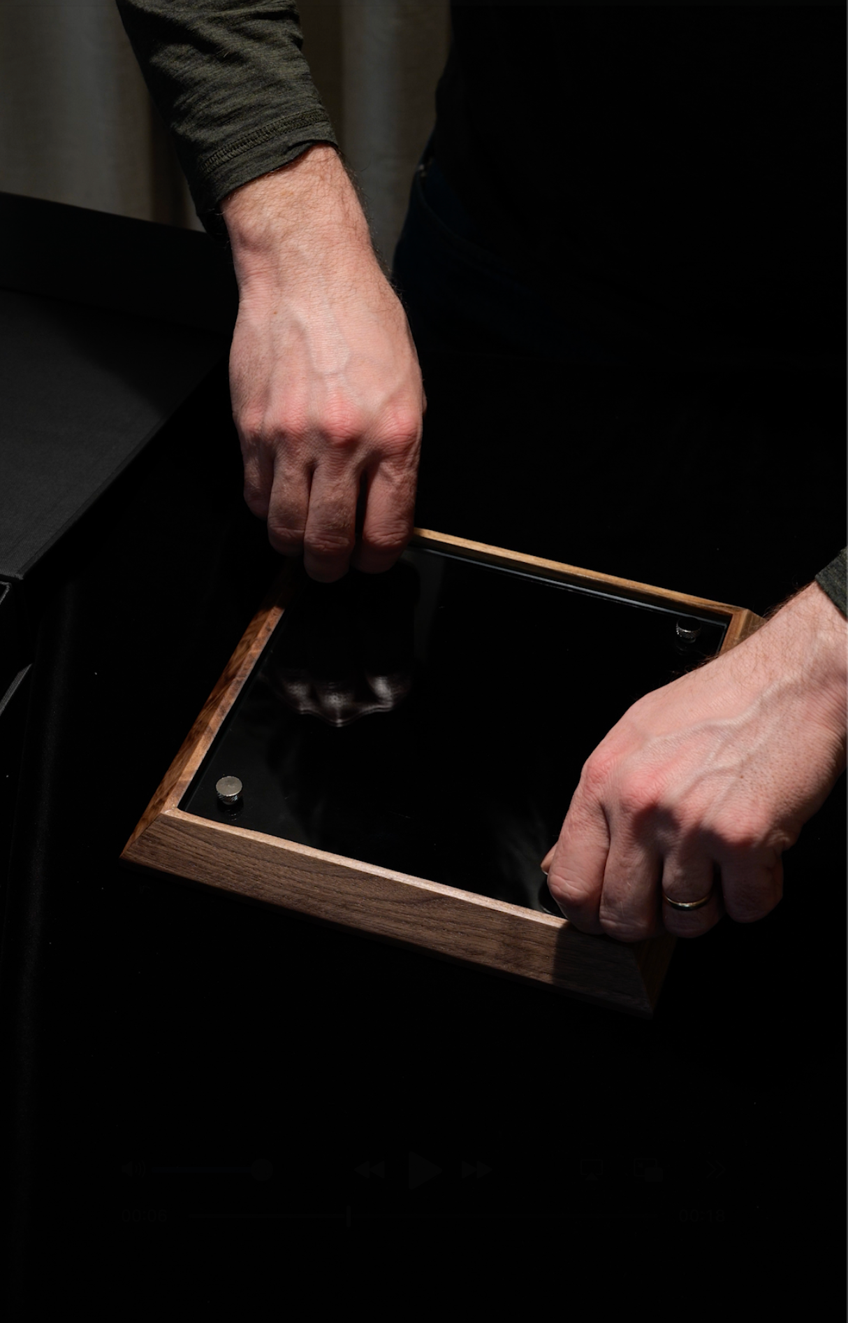 Walnut Display Frame